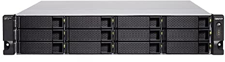 QNAP TS-h1283XU-RP E-2236 Ethernet Bastidor (2U) Negro, Gris NAS