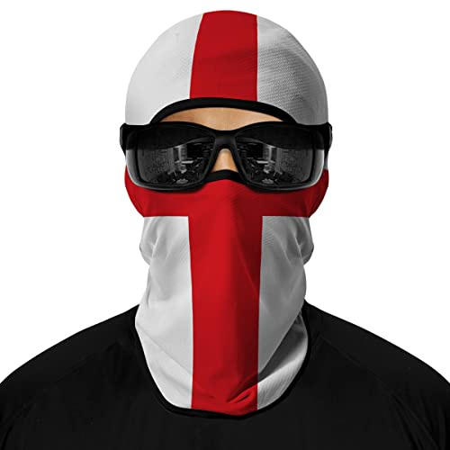 ShopINess Unisex Winter Balaclava for Adults Face Cover for Motorbike, Cycling, Hiking and Outdoor Activities, Sport Events and Parties Halloween and Carnival Football World Cup (England)