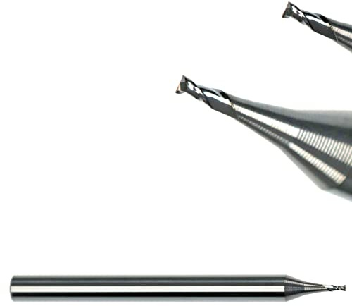 AM-Zerspanungstechnik VHM Minifräser Ø 0,2 - NE-Metalle, Vibrationsarm, Scharfkantig, Präzisionsfräser