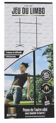 MISTER GADGET, MG3578, Limbo Game, Black Limbo Game, Fun and Challenge for All, Perfect for Evenings and Parties, Test Your Agility and Balance