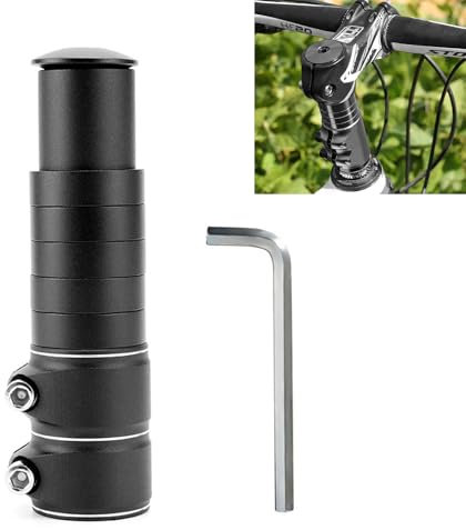 YHSKJCD Prolunga Manubrio Bici Rialzo Manubrio 28,6 mm Prolunghe Attacco Manubrio MTB Prolunga Stelo Forcella MTB Alzare Manubrio Bici da Corsa Città Strada