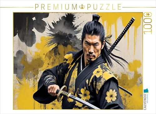 CALVENDO Puzzle Samurai Raidon - Donnergott | 1000 Teile Lege-Größe 64 x 48 cm Foto-Puzzle für glückliche Stunden
