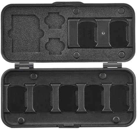 OURHZTB Hard Shell Lens Filter Case Pouch for DJI Osmo Pocket 3, Dustproof & Water-Resistant Camera Lens Filter Storage Bag for ND UV CPL Filter Wide Angle Macro Lens TF/SD Card Organizer Accessories