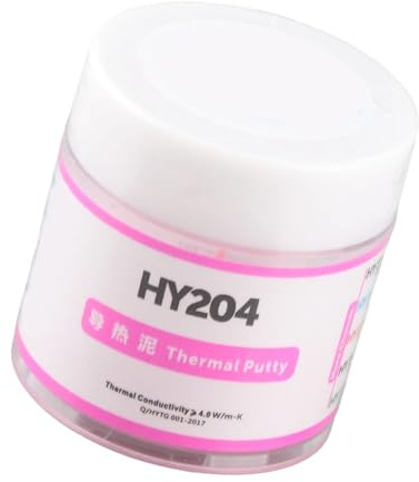 OVAQUIXI Pâte Thermique pour Ordinateur à Faible Résistance Thermique, Isolation et Refroidissement, Adaptée aux Phares de Voiture et au Contrôle des Appareils Ménagers (10g)