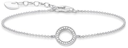 Thomas Sabo Damen Armband Kreis Zirkonia 925er Sterling Silber A1652-051-14-L19V