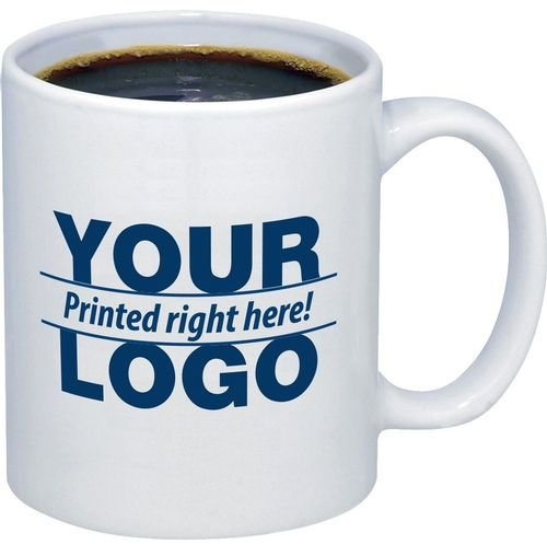 MiQAT Mugs 15 x Business ADVERTISE Promotion Personalised Mug, Bulk Buy, Business Logo/Brand Printed Coffee & Tea Mug Any Text Image Promote Your Company!