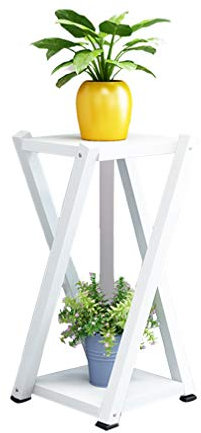 KDDEON Blumenständer,Blumentreppe Doppelschicht-Design,Pflanzenregal Platz Sparen,Geeignet für Innen/Balkon/Wohnzimmer,60/80/100 cm