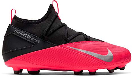 Nike Phantovision 2 Club Df Fg/Mg Futsal-Schuh, Laser Crimson/METALLIC Silver, 31 EU