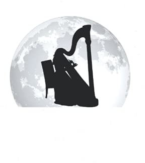 Harfe Tagesplaner: Harfe Mond Instrument Harfenist Orchester / Kalender 2022 / Wochenplaner Tagesplaner Planer / Planungsbuch To-Do-Liste / 6x9 Zoll / 100 ausfüllbare Seiten