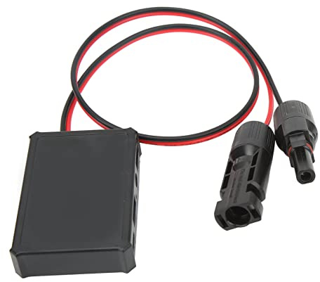 Convertitore Pannello Solare con USB e Type-C, Stabilizzatore di Tensione per Caricabatterie Auto e Ricarica Telefono, Regolatore Alimentazione 12V-24V DC
