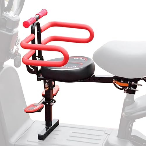 GLDYTIMES Child Seat with Backrest Armrest Fence Guadrail for Electric Scooter with Seat, Kid Seat suitable for Mobility Scooter, Electric Bicycle, Moped Scooter Bike Comfortable Seat for 2-6 Child