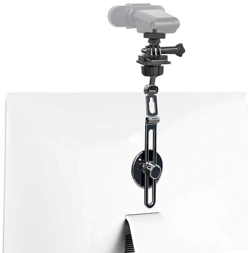 JCWINY Webcam Halterung, Einstellbarer Webcam-Ständer mit 360° Drehung, 1080p Videoaufnahme, kompatibel mit Logitech C925e, C922x, C922, C930e, C930, C920, C615, Action-Kamera, Smartphone