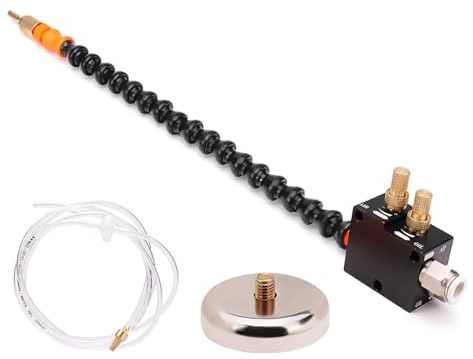 Mist Coolant Lubricant Spray System Metal Cutting Engraving Cooling Sprayer Milling Drill Flexible Coolant Line for Air Pipe Lathe