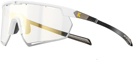 KOVEX Sportbrille Selbsttönend 26g Fahrradbrille Sonnenbrille Transparent Herren Damen Klar Bergsteigen Brille K432