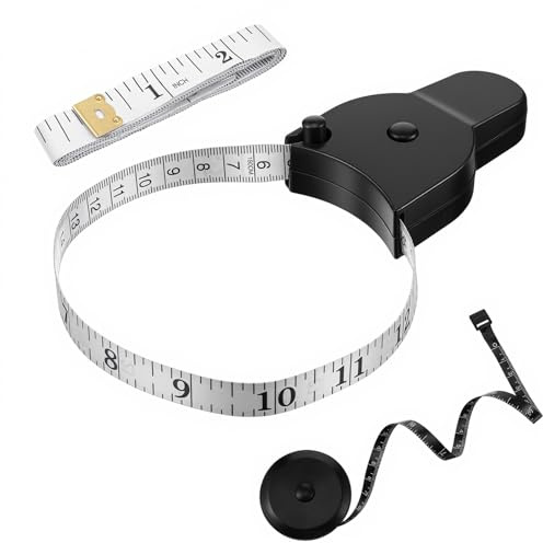 3 st massbandskropp, 150 cm längd kroppsmätband, teleskop skräddarmätband, svart och vitt, perfekt för fitness, skrädderi och gör-det-själv