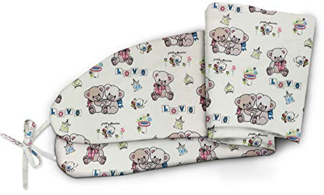 NATURECA Federa per Cuscino Allattamento e Gravidanza, Federa Cotone sfoderabile per Cuscino Maternita, Federa 100% Cotone Sfoderabile e Lavabile per Cuscino Bambini Supporto 170 x 30 Centimeter