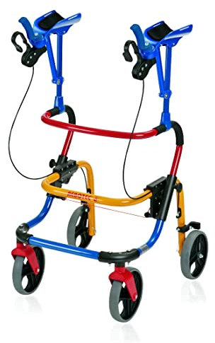 FabaCare Arthritis Rollator für Kindern mit Unterarmauflagen Fox Yano, Arthritisrollator faltbar, höhenverstellbar, bis 100 kg