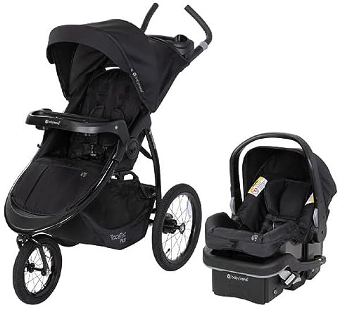 Baby Trend Expedition® Race Tec™ Plus Jogger Travel System with EZ-Lift™ Plus Infant Car Seat, Ultra Black