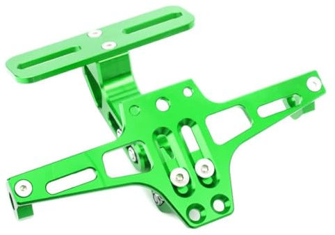 LYNYQ Motorrad Kennzeichenhalter für Yamaha R6 2021-2024, Einstellbarer Winkel Kennzeichenhalter Fender Eliminator Halter Zubehör,normal-E