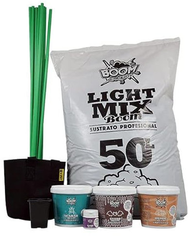 Boom Nutrients | Kit para Huerto Urbano | Sustrato Universal de Tierra Madre | Pack Completo para Empezar a Plantar