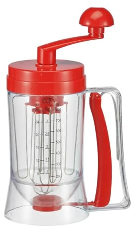 3-i-1 degportionerare mätkopp mixer skala 800 ml degdispenser degdoserare deg dispenser behållare