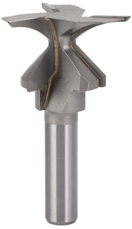 Holzbearbeitungs-Fräser mit Spitze, R-Winkel, 1/2-Zoll-Schaft, R30-Bogenbiegemesser mit Integriertem Messer für Dicken von 16–30 Mm, Fräser mit Nut und Feder mit 3 Klingen