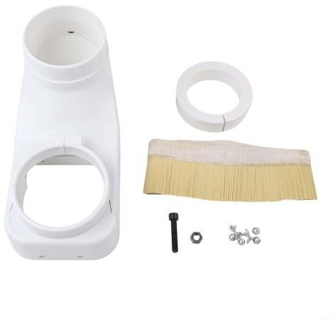 Eawfgtuw Dust Collection Boot, Router Spindle Guard, Woodworking Dust Extractor, Engraving Machine Accessory, Spindle Protection Cover, Wood Chip Collector(90mm)