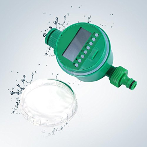 Irrigatore Automatico Timer Irrigazione, Programmatore Di Irrigazione, Irrigatore Giardino Automatico con LCD Display Digitale, Automatico Elettrico Timer Controllo per Giardino Pianta