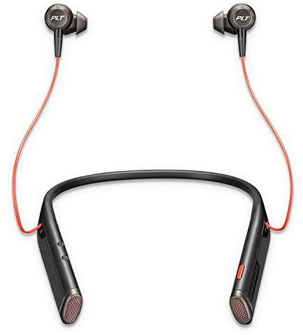 Plantronics Voyager 6200 UC Bluetooth Stereo Headset, Neckband, Dynamic Mute, Active Noise Cancelling