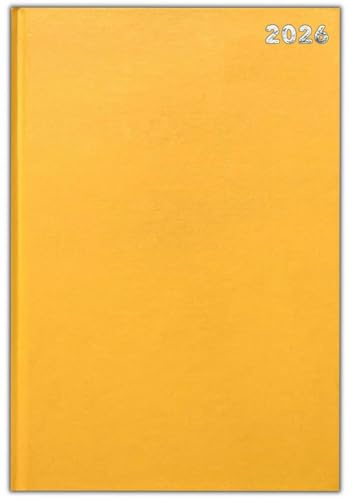 Terminkalender 2021, A4, 2 Seiten pro Tag – Hardcover, Büro-Terminkalender (lila)