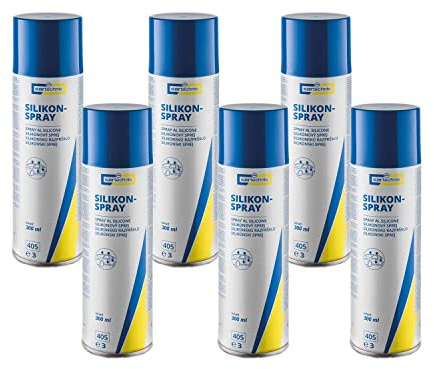 CARTECHNIC 6X Silikonspray Gleitmittel Trennmittel Pflegemittel Schutzmittel 300 ml