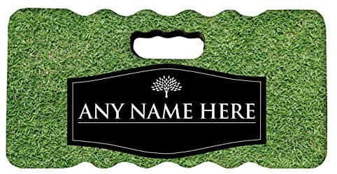 Kniekissen für den Garten, Schaumstoff, 40 x 20 cm, personalisierbar, Kniekissen