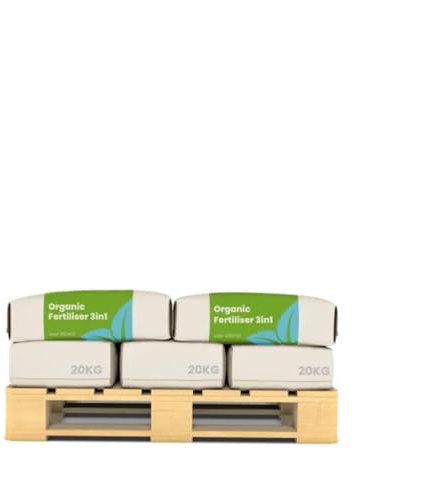 Kuhmist-Granulat 3In1 (200 Kg - 2000 M2) - Allround-Organischer Dünger - Kuhmist - Gülle-Granulat - Bodenverbesserer - Getrocknetes Kuhmist-Granulat - Lavamehl-Zugabe - Organifer