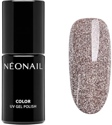 NEONAIL UV Nagellack 7,2 ml Beige Shiny Wish NEONAIL Farben UV Lack Glitter Gel Nägel Nageldesign Shellack