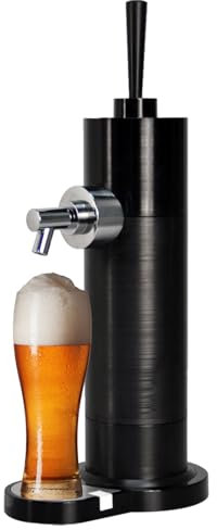 NJDQFA Negro,Máquina De Espuma De Cerveza,Grifo Cerveza,Tirador Cerveza Grifo De Cerveza para Casa Dispensador De Cerveza