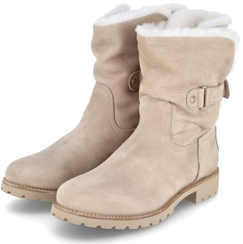 Panama Jack Damen Winterstiefeletten FELIA Igloo TRAV B15 Beige Leder 42