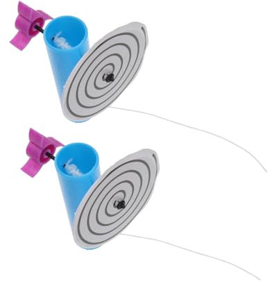 KOMBIUDA 2 Stück Kinder Lernspielzeug Spielzeug Kinder Wissenschaft Spielzeug Kinder Rotierende Scheibe Spielzeug Wissenschaft Experiment Spielzeug