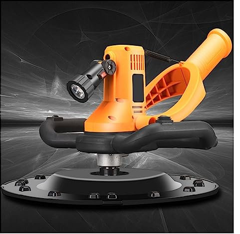 Levigatrice, 2880W Elettrico Cemento Malta Cazzuola Vernice Rivestimento Mixer 6 Velocità Regolabile Elettrico Betoniera Utensili elettrici,Raccolta efficiente della polvere