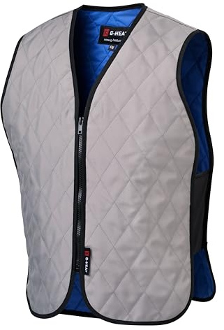 G-HEAT Gilet Rafraîchissant Travail – POLYCOOL, Activation à l’Eau | Fraîcheur immédiate, léger et respirant pour le travail, la moto, la randonnée, le running et le cyclisme