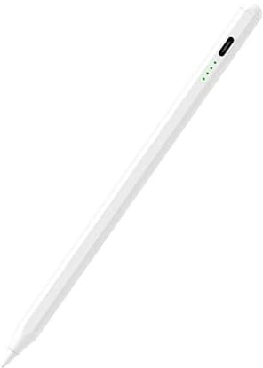 Generic Stylus Pen for Touch Screen, Active Universal Tablet Pen, Rechargeable Digital Pencil Compatible with iPad/iPhone/Samsung/Android Smartphone/Tablets, Compatible with All Touch Screens, White