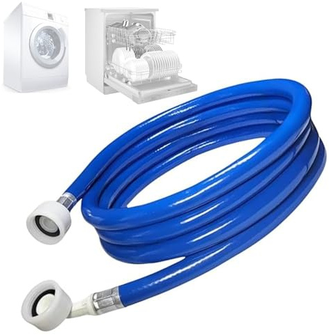 Noble Spares - Universal Washing Machine or Dishwasher Cold Water Fill Inlet Hose, for Bosch Samsung Zanussi Aeg Hotpoint Beko Haier Whirlpool Candy Hoover Appliances and all other Major Brands (3.5m)