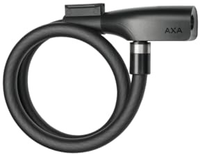 AXA Resolute 12-60 Kabelschloss – Länge 60 cm – Sicherheitsstufe 5 – inkl. Halterung – Schwarze Schutzhülle
