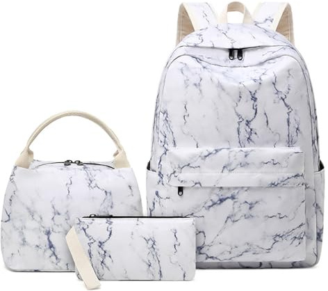 Söt ryggsäck för kvinnor bokväska för flickor 15,6 lätt tonåringar ryggsäck laptop ryggsäck för skola ryggsäck fläkt, Vitt, en storlek