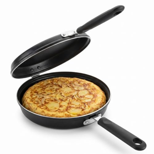 Happy Friends Sartén Doble para Tortilla, PFOA FREE, Todo Tipo de Cocinas (26CM)