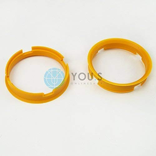 2 x ZENTRIERRINGE DISTANZRINGE für ALUFELGEN Z31D 72,6-66,45 mm Brock, Keskin, Tuning, Motec