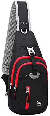 OIWAS Brusttasche Herren Sling Bag Schultertasche Umhängetasche Männerhandtasche Tasche für Outdoor Fotografie Wandern Fahrrad Motorrad Herren und Damen Klein