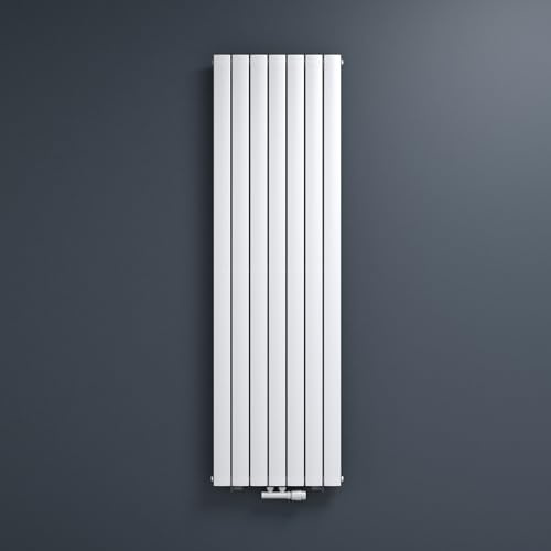 Mai & Mai Radiateur Vertical à Eau Chaude Mural 180x54cm Blanc