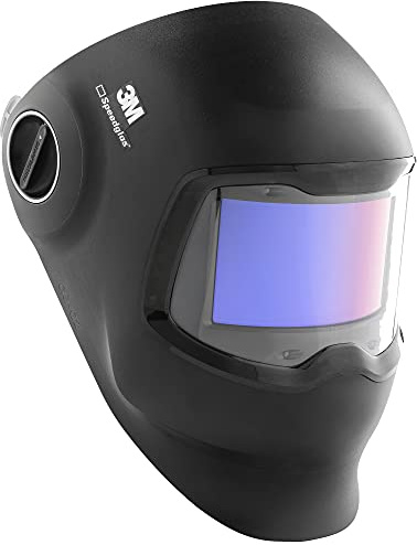 3M Speedglas Welding Helmet G5-02, Auto Darkening Welding Helmet Meets ISO 16321 TIG+ Standards, Light State 2.5, Curved Wide View ADF, Bluetooth Enabled, 4 Arc Sensors, Includes Welding Helmet Bag