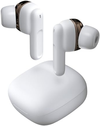 Mars Gaming MHIBW Vit, Trådlöst Headset, Bluetooth 5.1, Mikrofon, Brusreducering