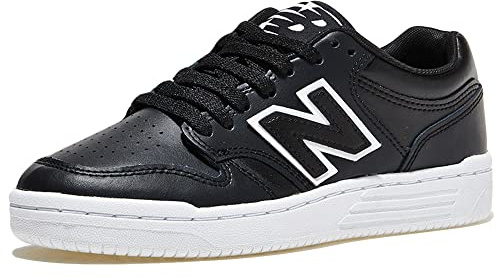New Balance Men's 480 Sneaker,Black/White,Men 8.5 / Women 10